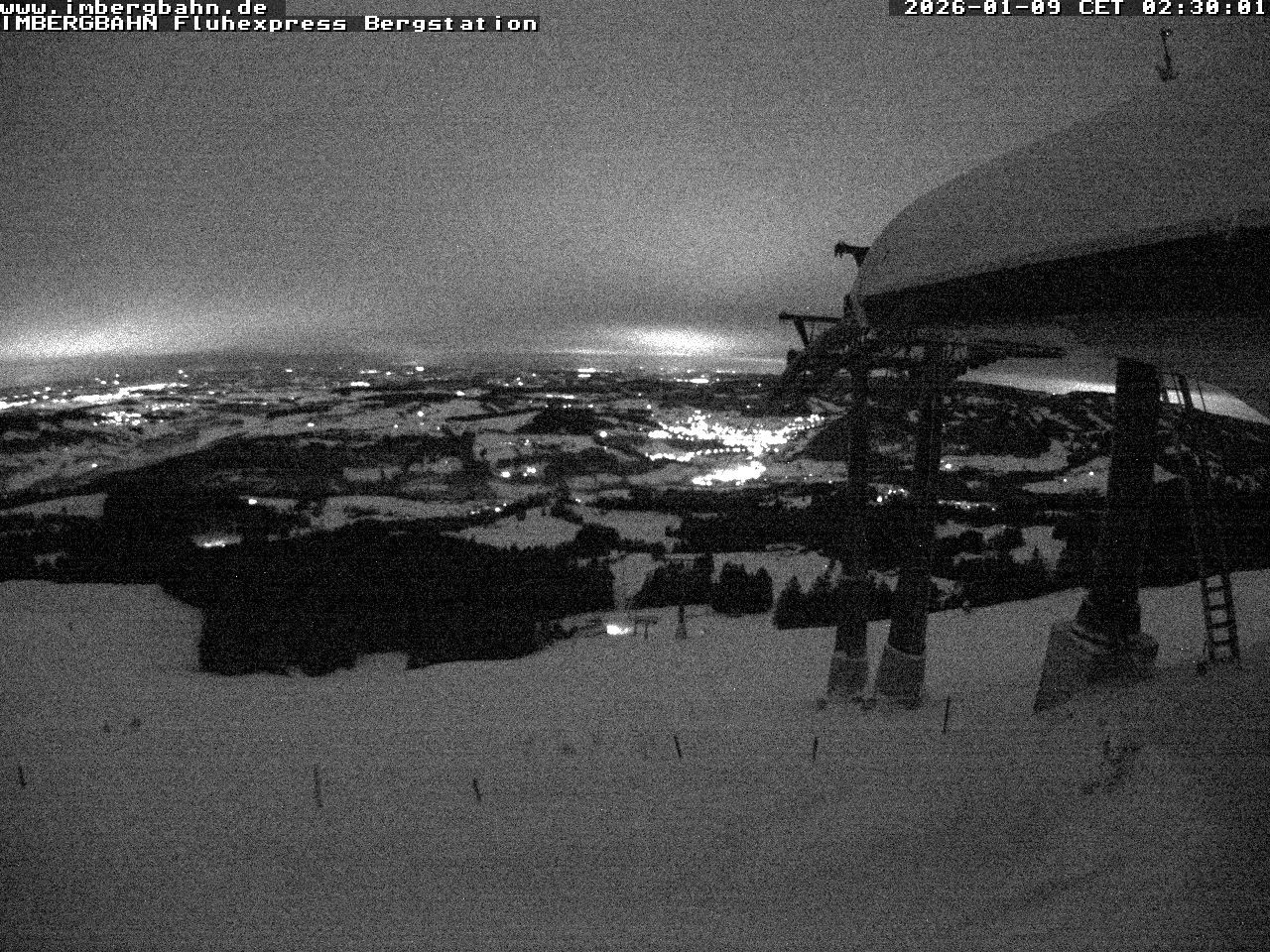 Archiv Foto Webcam Fluhexpress - Bergstation