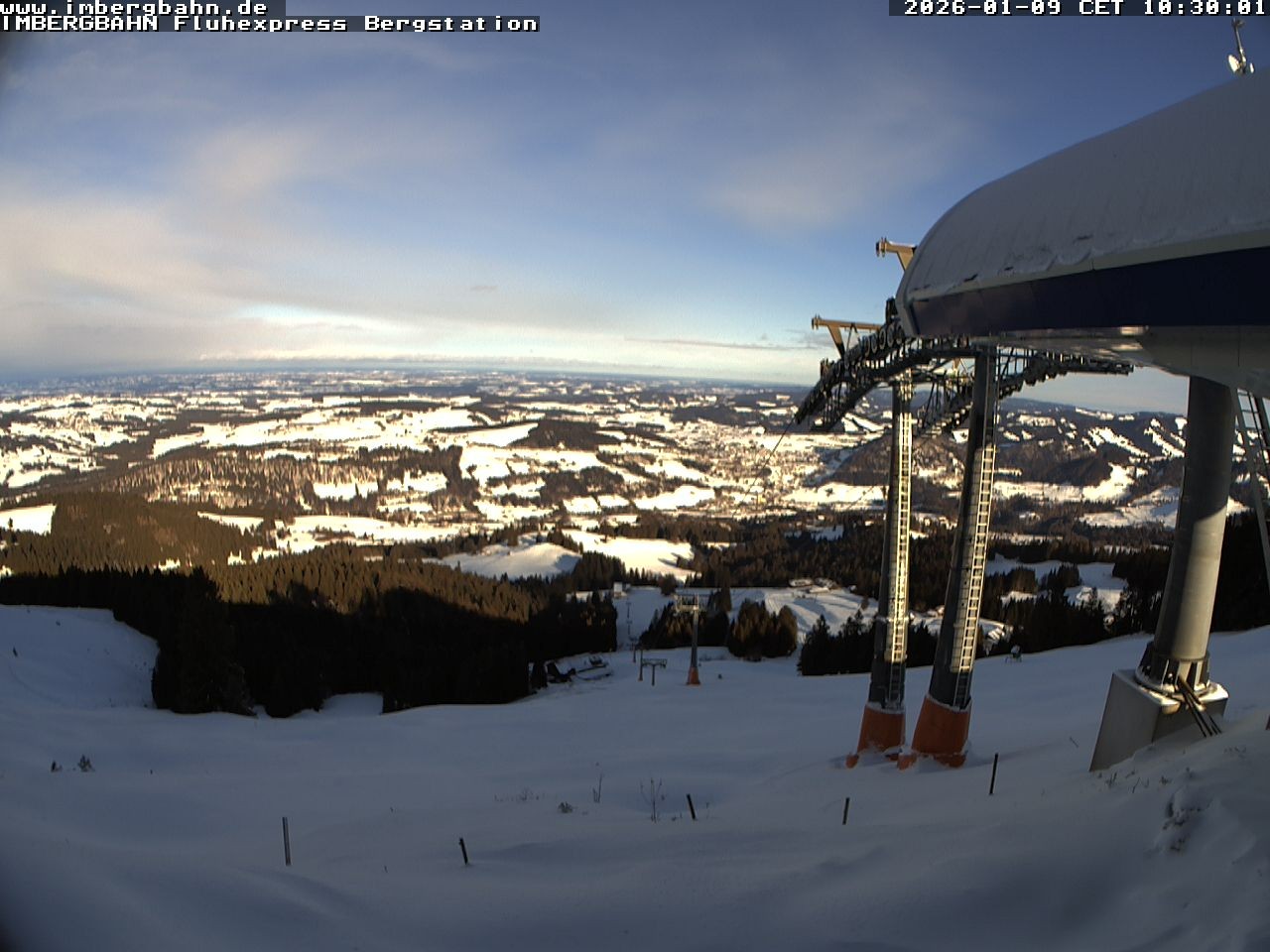 Archiv Foto Webcam Fluhexpress - Bergstation