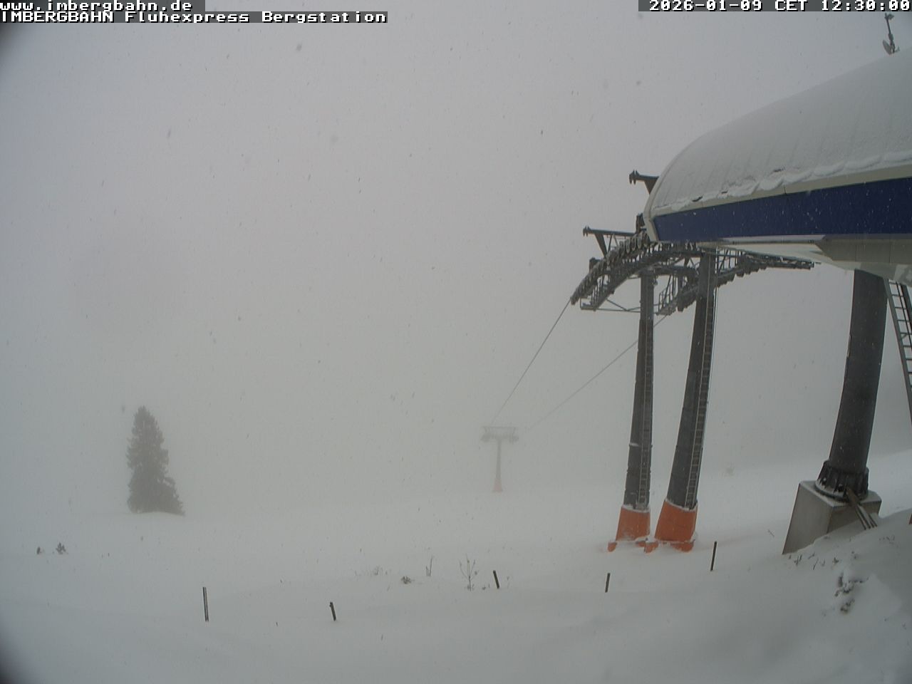 Archiv Foto Webcam Fluhexpress - Bergstation