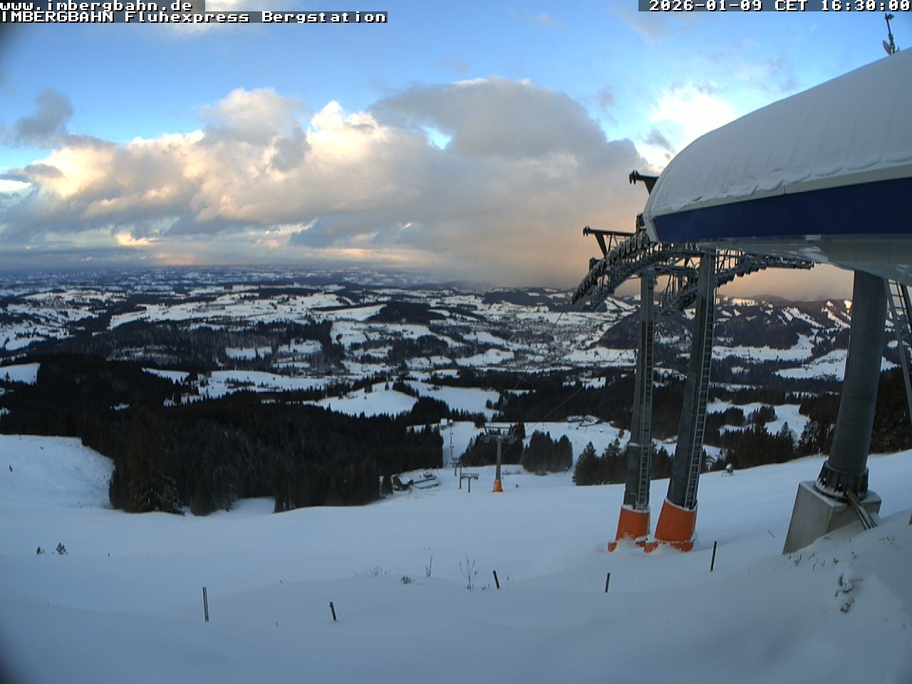 Archiv Foto Webcam Fluhexpress - Bergstation