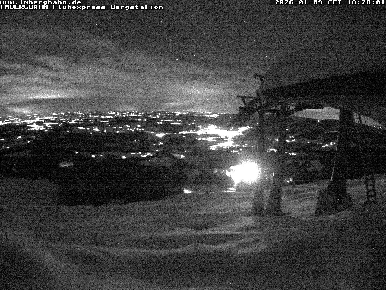 Archiv Foto Webcam Fluhexpress - Bergstation