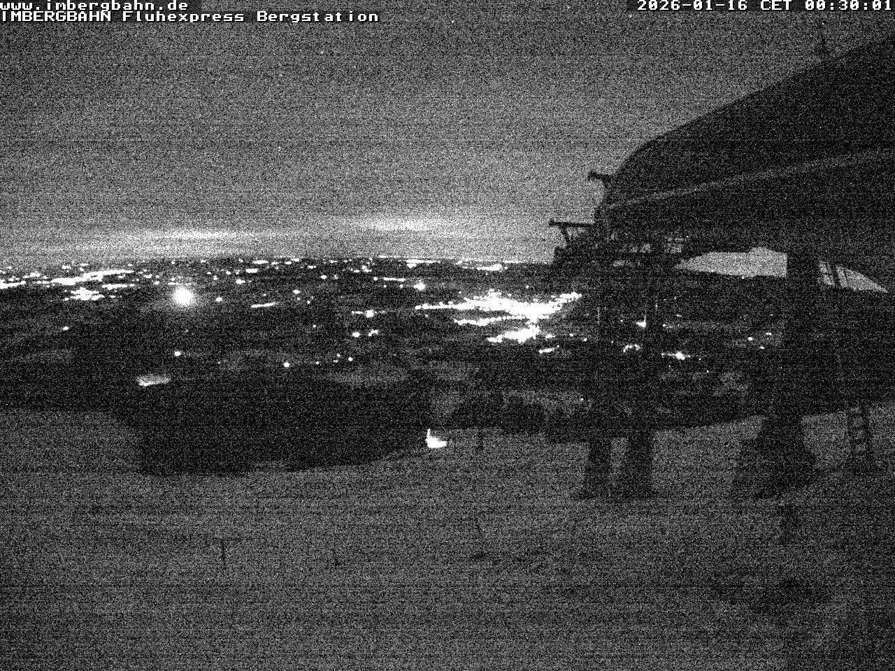 Archiv Foto Webcam Fluhexpress - Bergstation