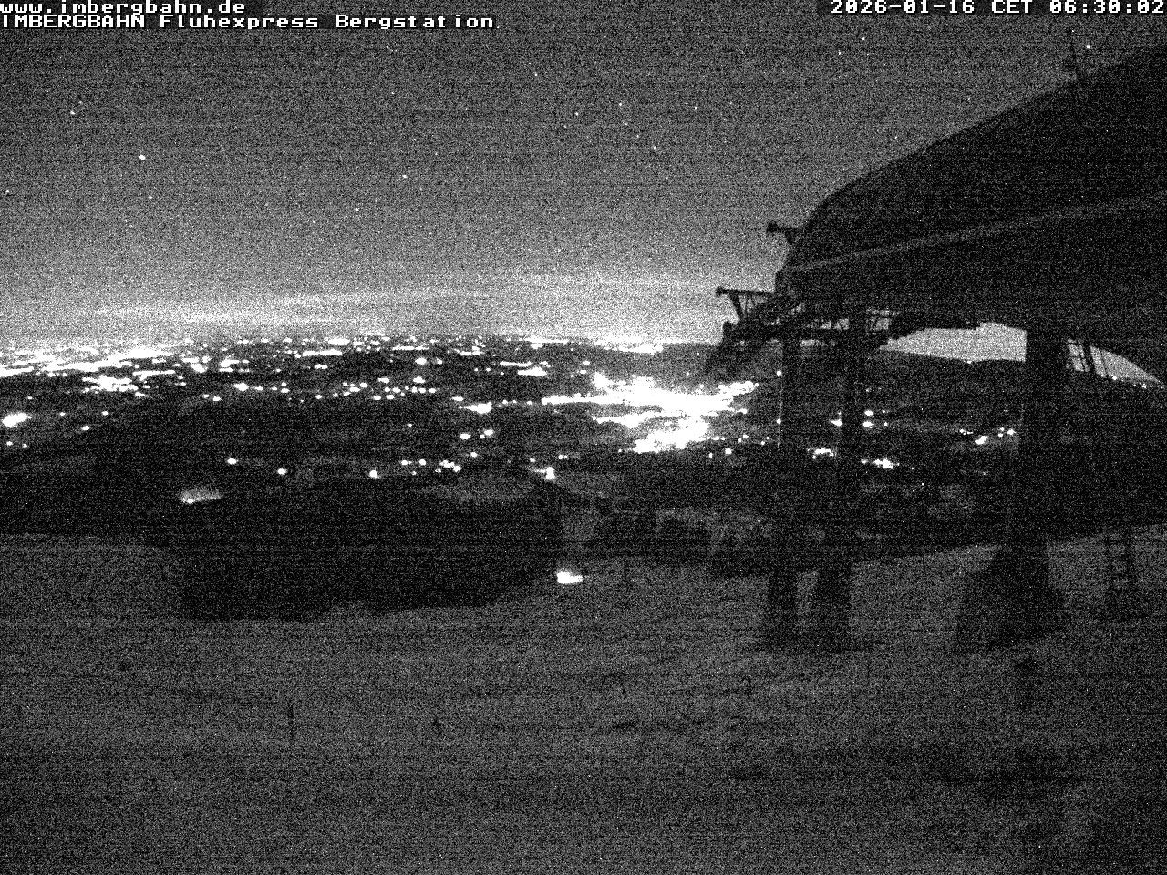 Archiv Foto Webcam Fluhexpress - Bergstation