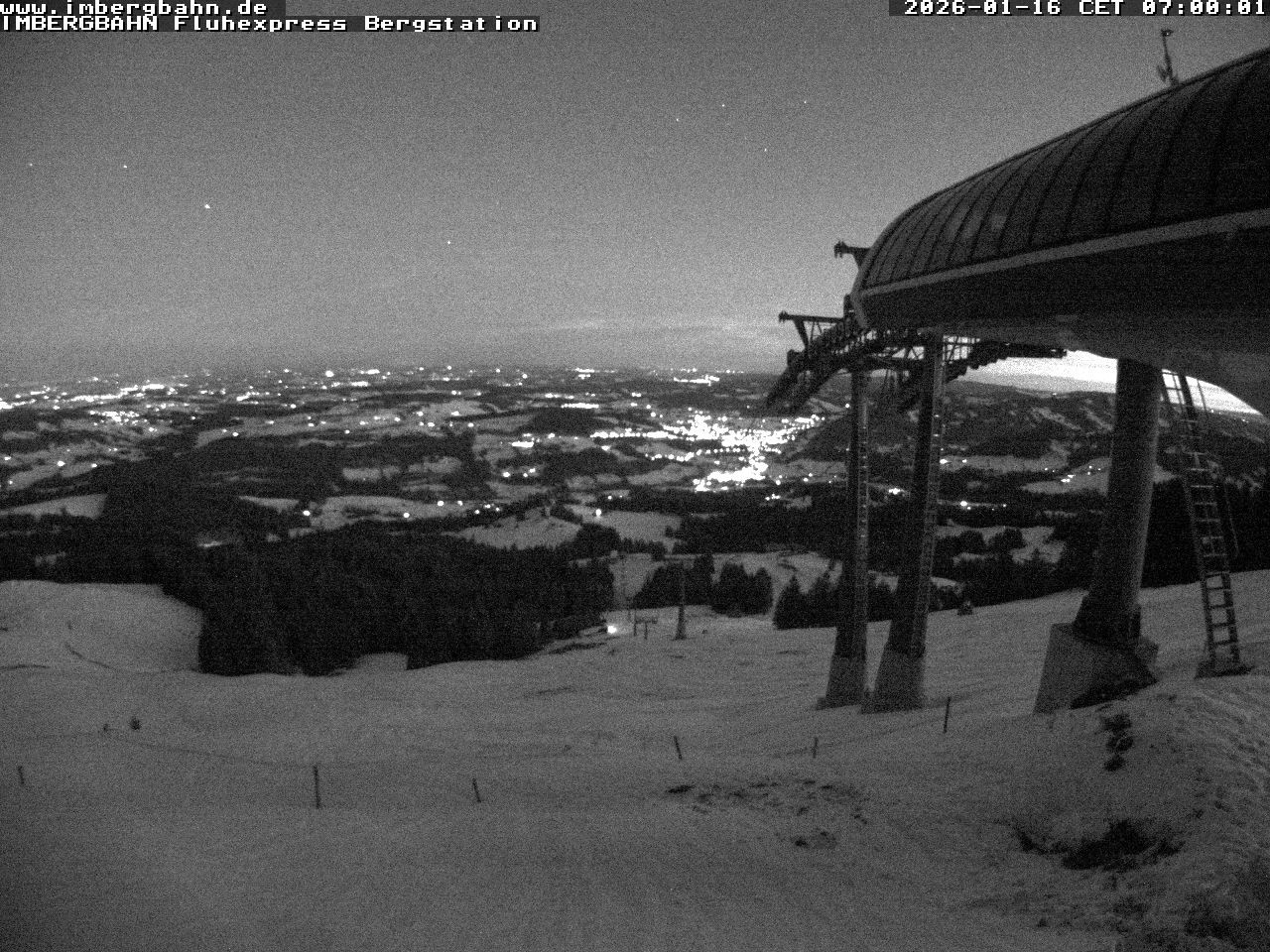 Archiv Foto Webcam Fluhexpress - Bergstation