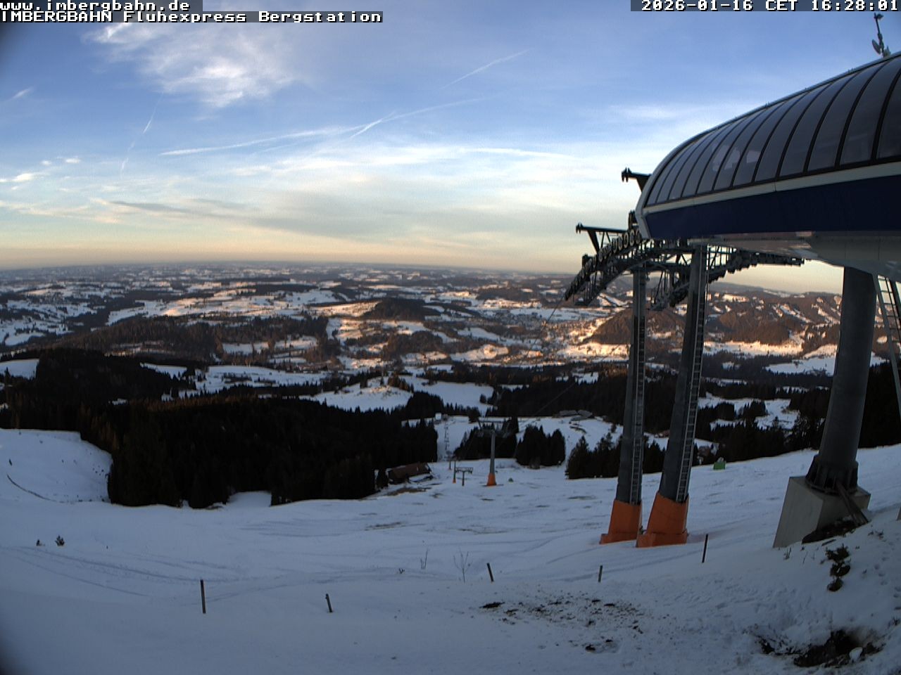 Archiv Foto Webcam Fluhexpress - Bergstation