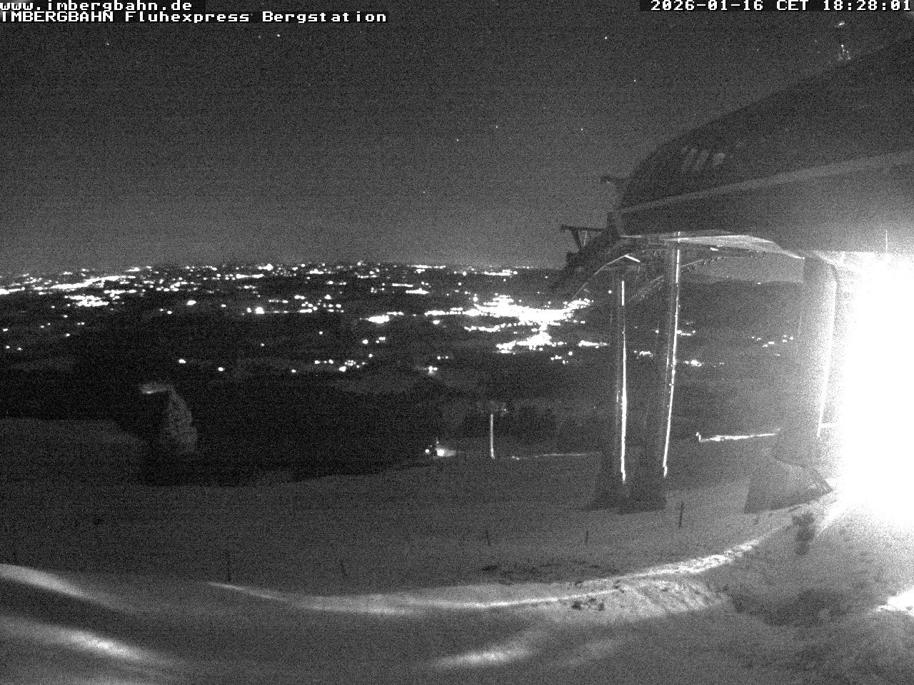 Archiv Foto Webcam Fluhexpress - Bergstation