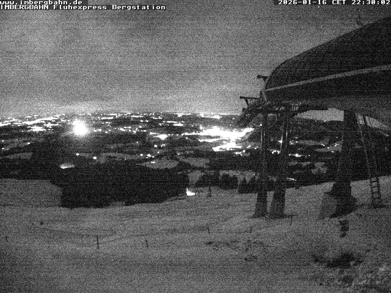 Archiv Foto Webcam Fluhexpress - Bergstation