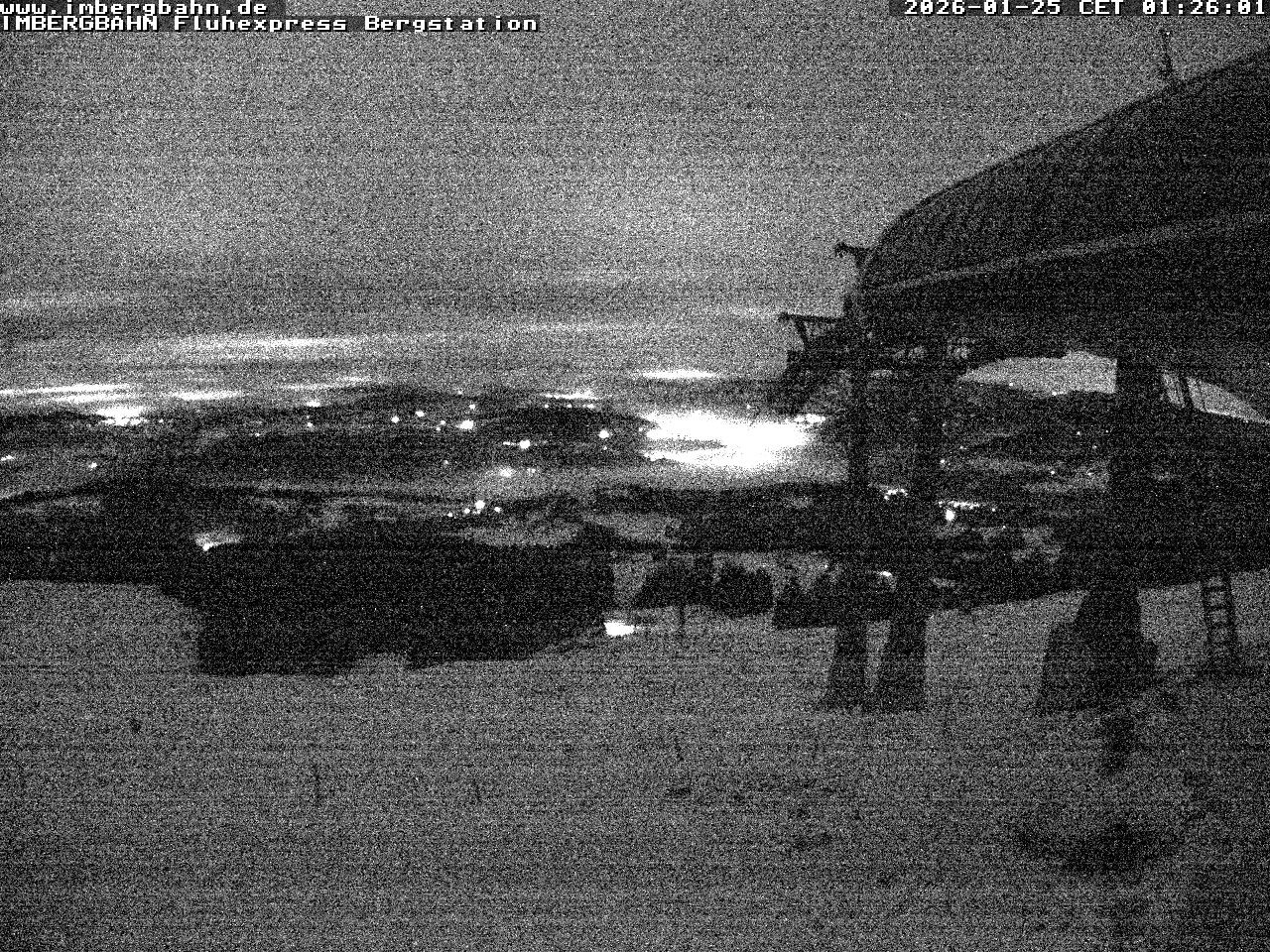 Archiv Foto Webcam Fluhexpress - Bergstation