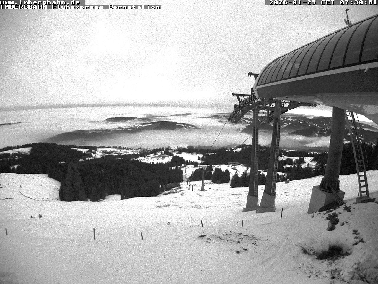 Archiv Foto Webcam Fluhexpress - Bergstation