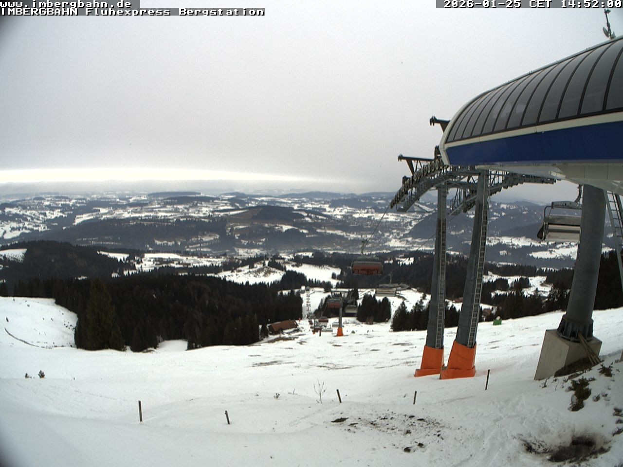 Archiv Foto Webcam Fluhexpress - Bergstation
