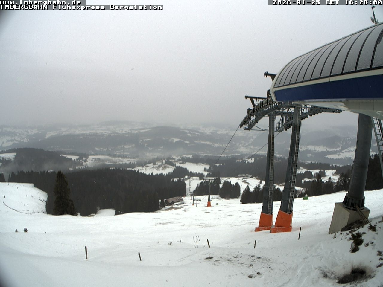 Archiv Foto Webcam Fluhexpress - Bergstation