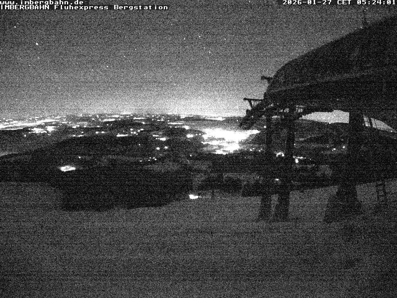 Archiv Foto Webcam Fluhexpress - Bergstation