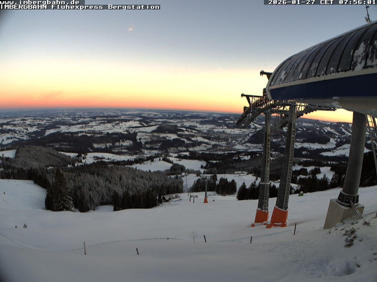 Archiv Foto Webcam Fluhexpress - Bergstation