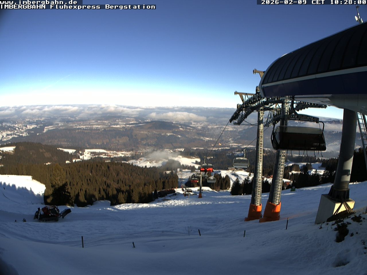 Archiv Foto Webcam Fluhexpress - Bergstation