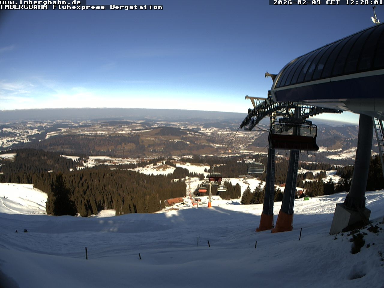 Archiv Foto Webcam Fluhexpress - Bergstation