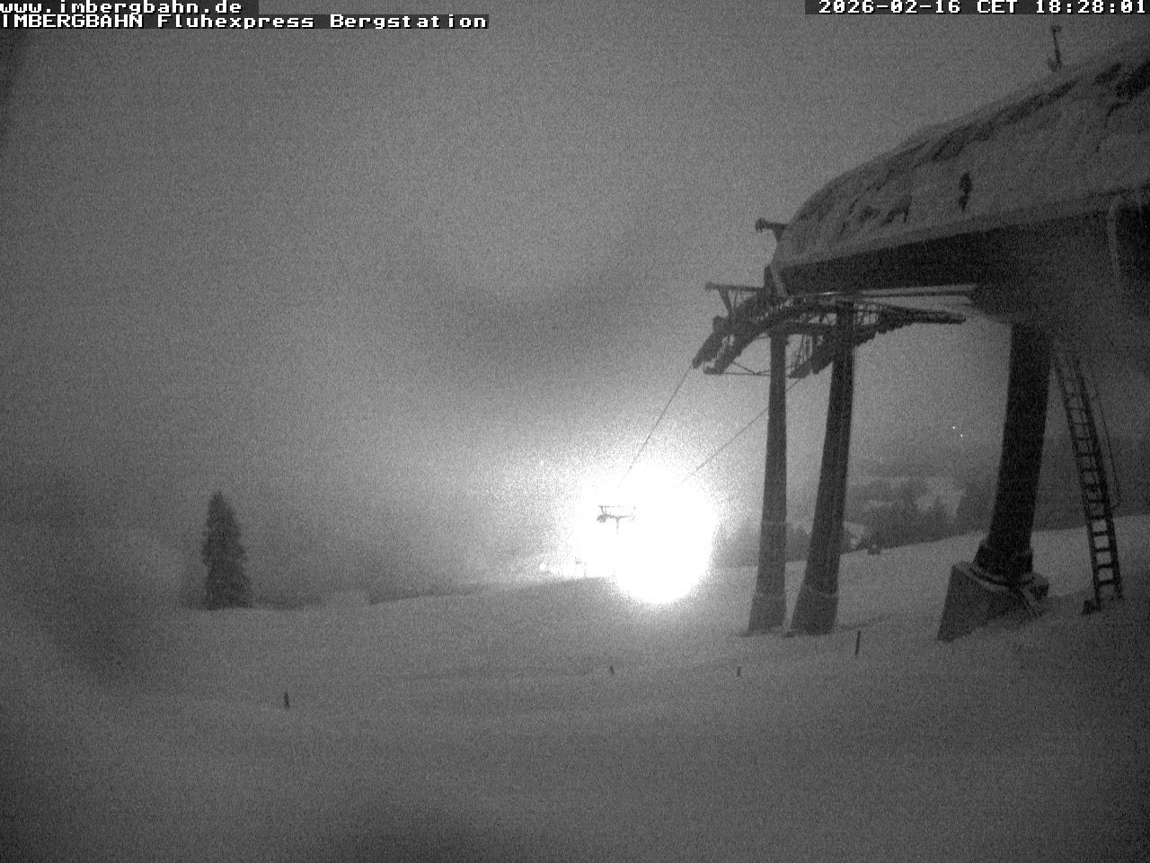 Archiv Foto Webcam Fluhexpress - Bergstation