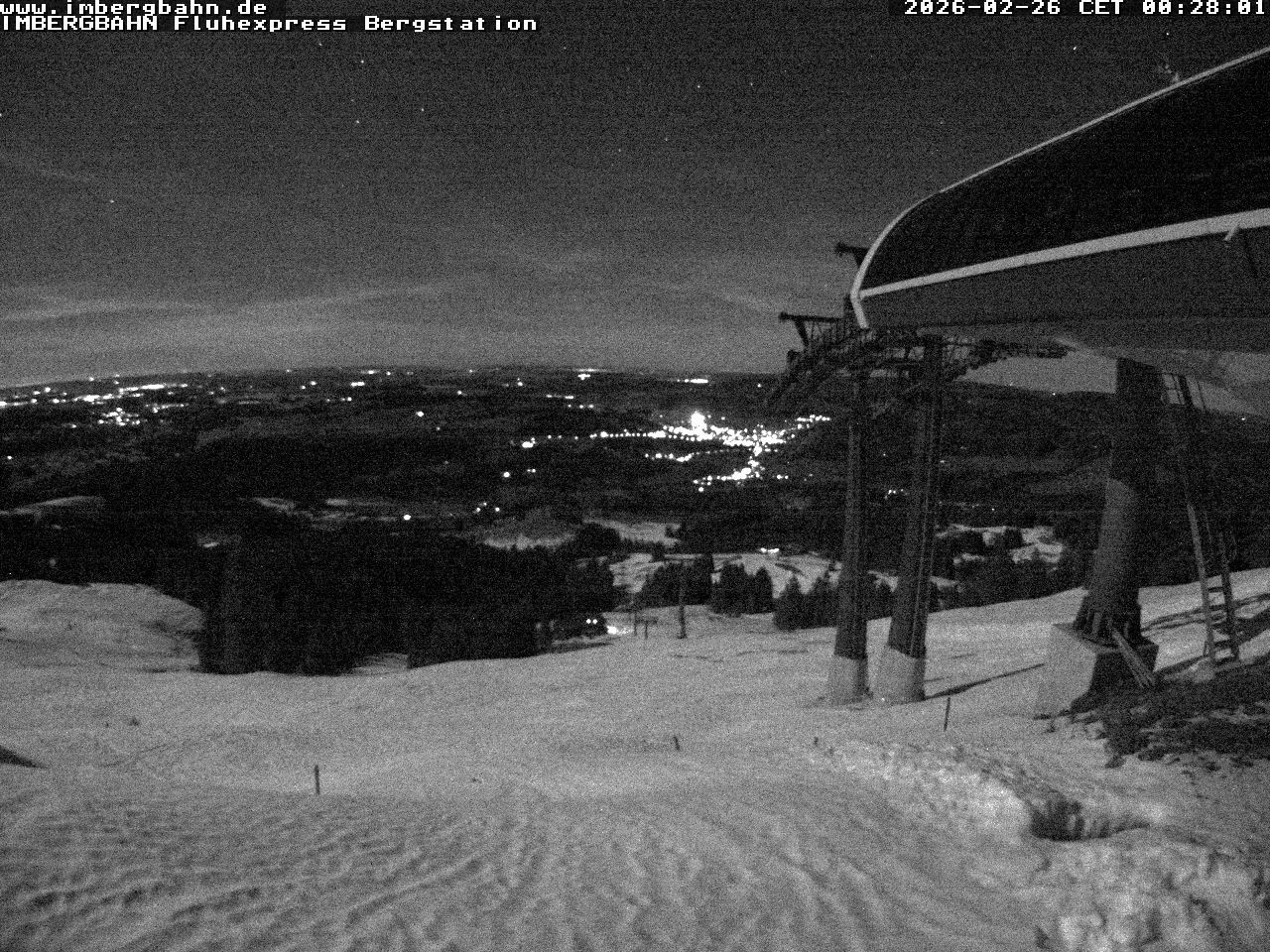 Archiv Foto Webcam Fluhexpress - Bergstation