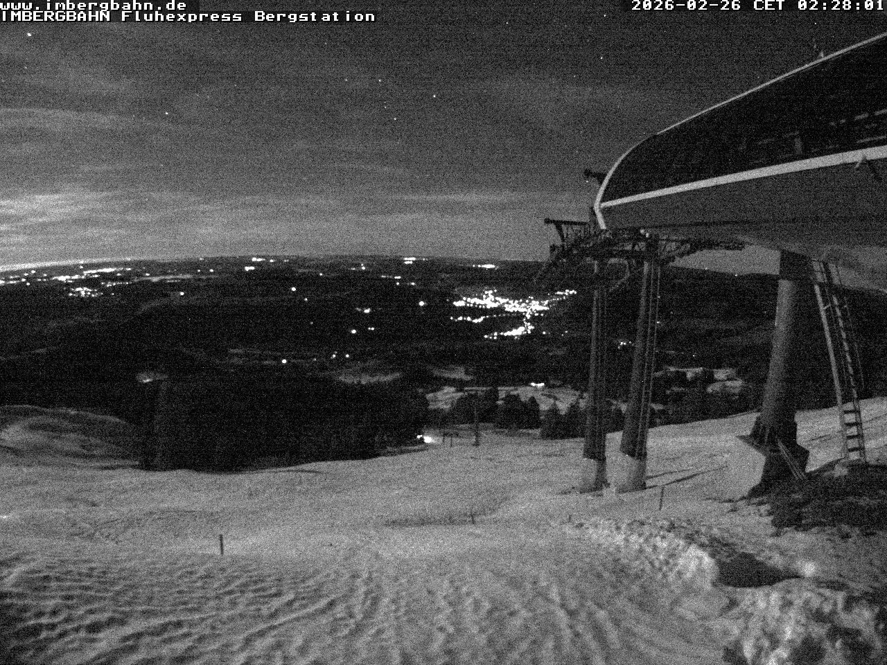 Archiv Foto Webcam Fluhexpress - Bergstation