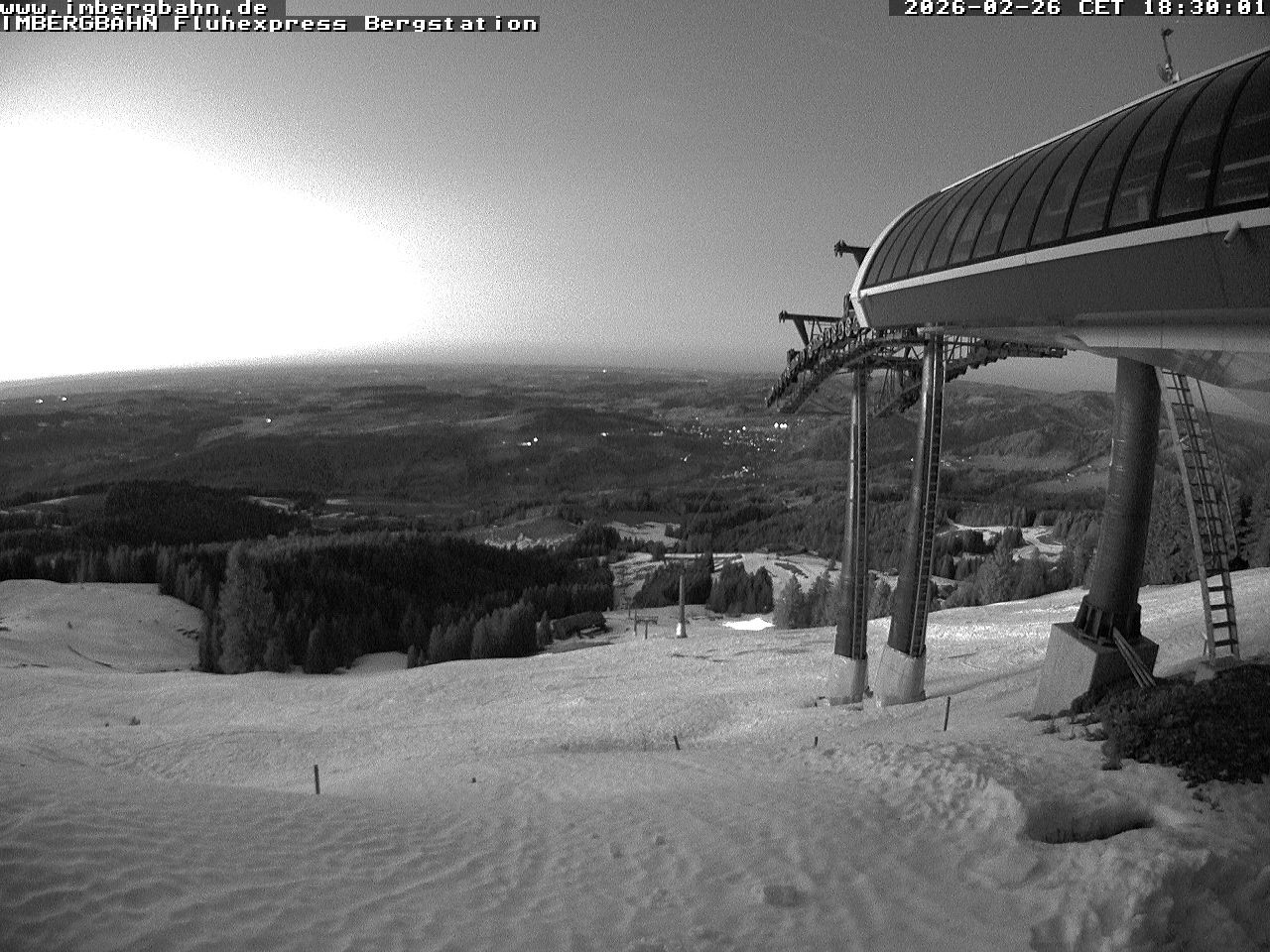 Archiv Foto Webcam Fluhexpress - Bergstation