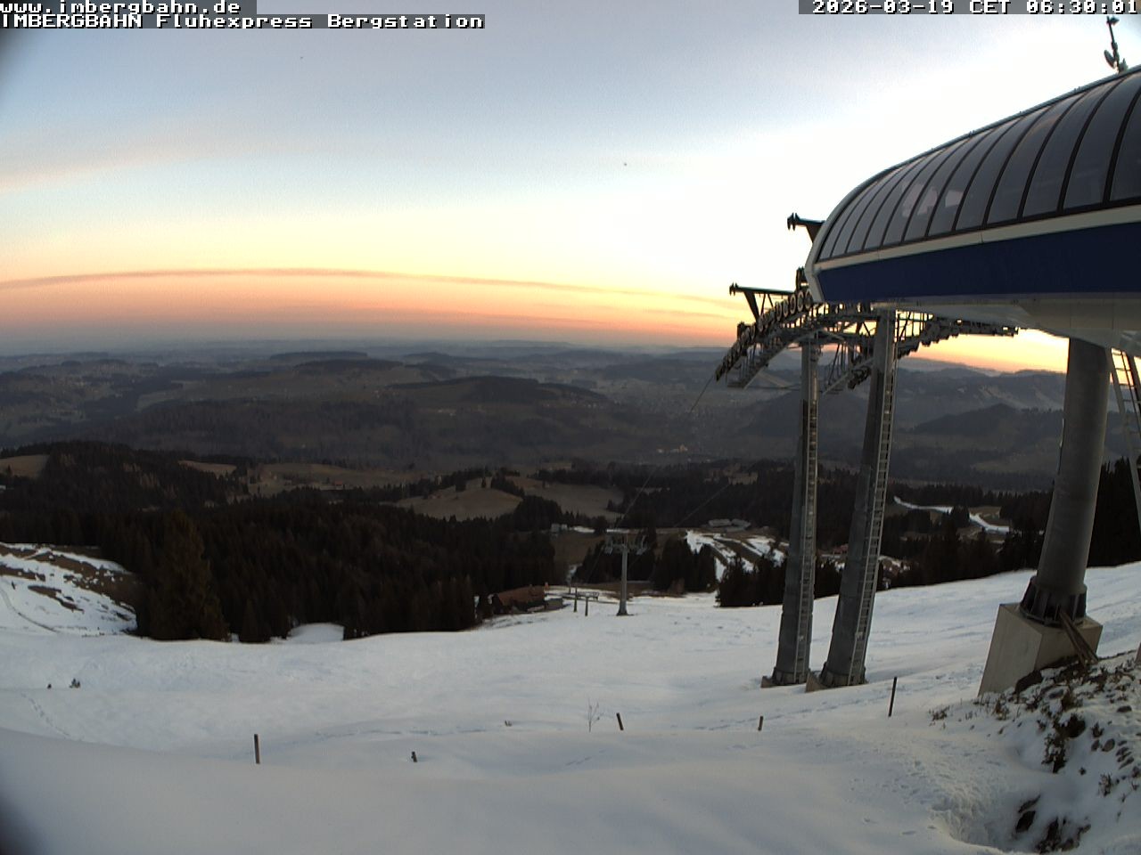 Archiv Foto Webcam Fluhexpress - Bergstation