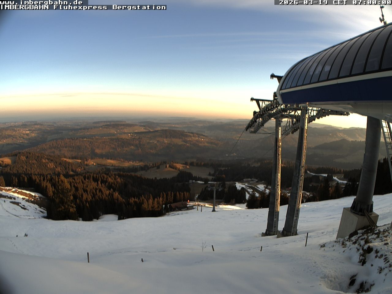 Archiv Foto Webcam Fluhexpress - Bergstation