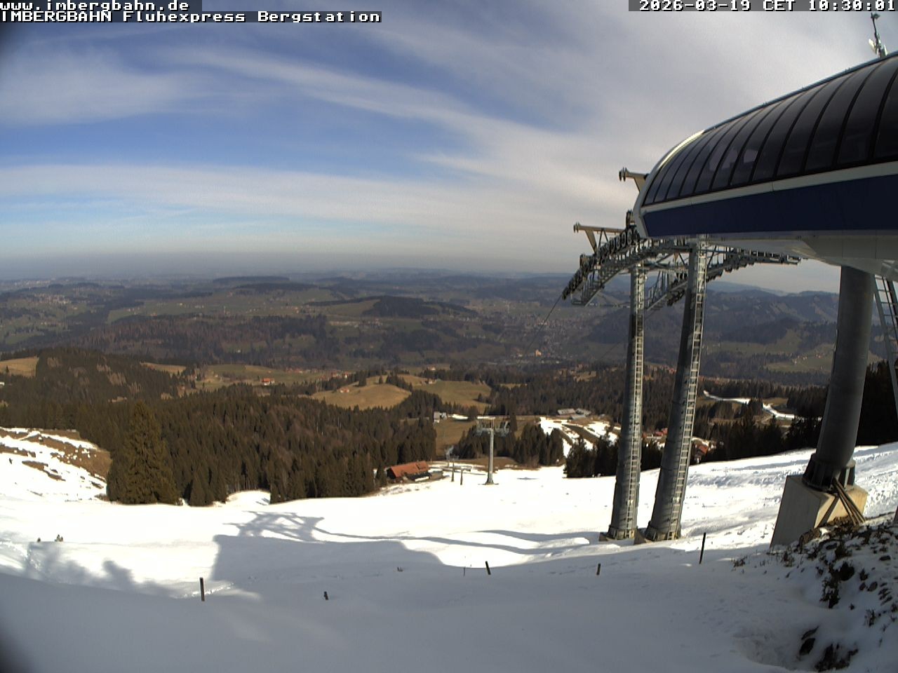 Archiv Foto Webcam Fluhexpress - Bergstation