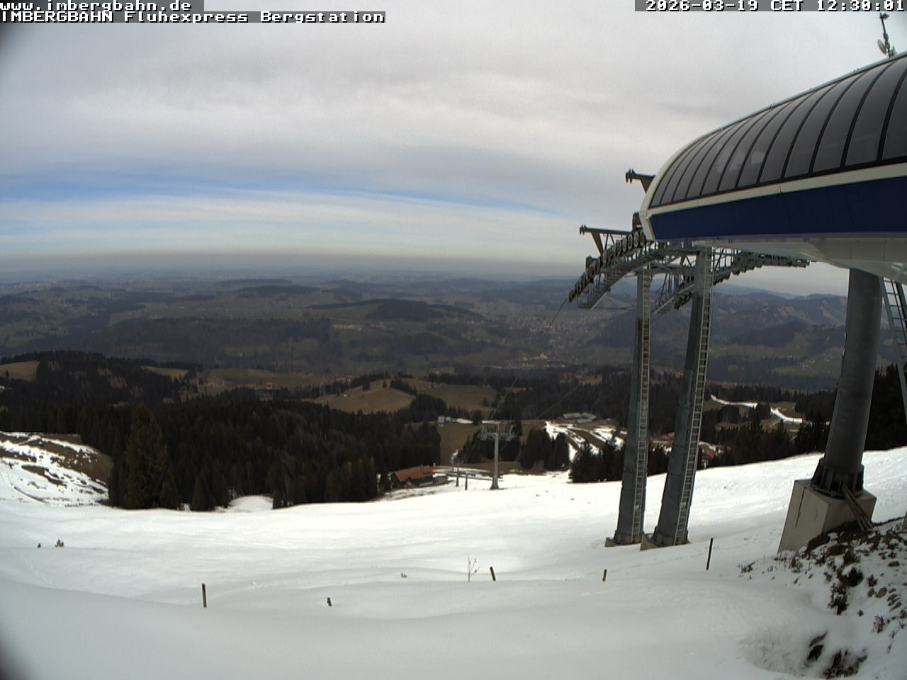 Archiv Foto Webcam Fluhexpress - Bergstation