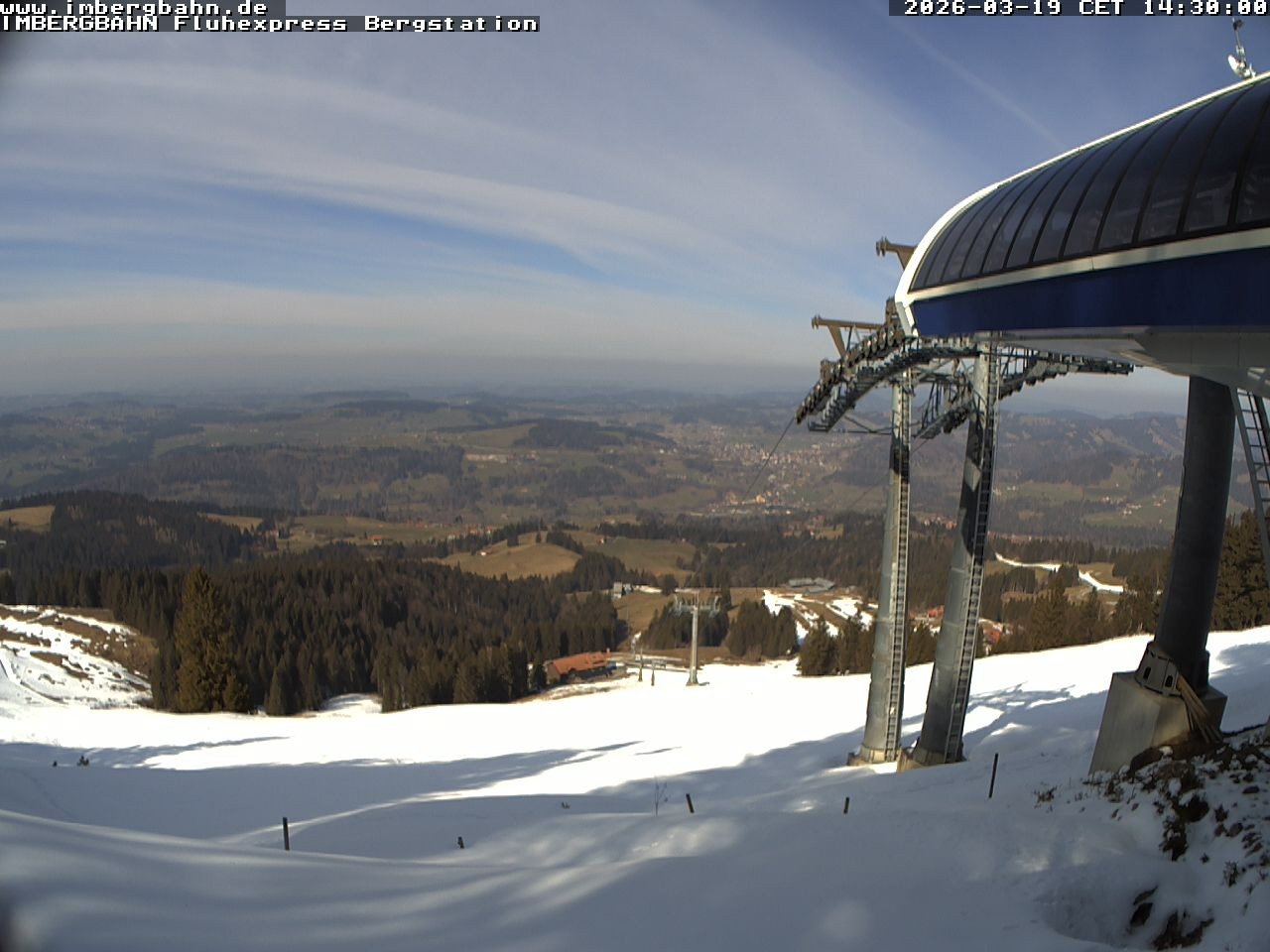 Archiv Foto Webcam Fluhexpress - Bergstation