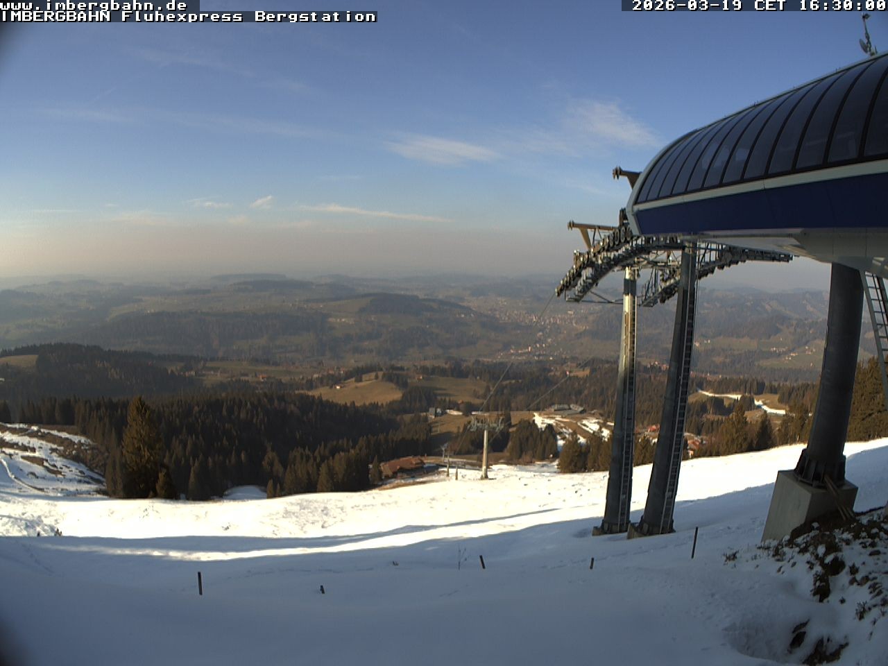 Archiv Foto Webcam Fluhexpress - Bergstation