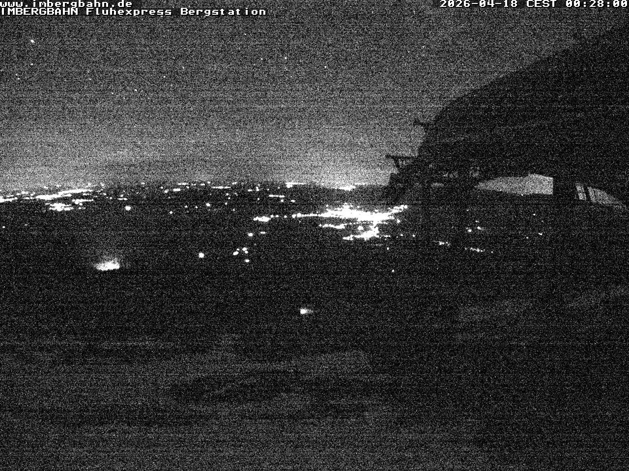 Archiv Foto Webcam Fluhexpress - Bergstation