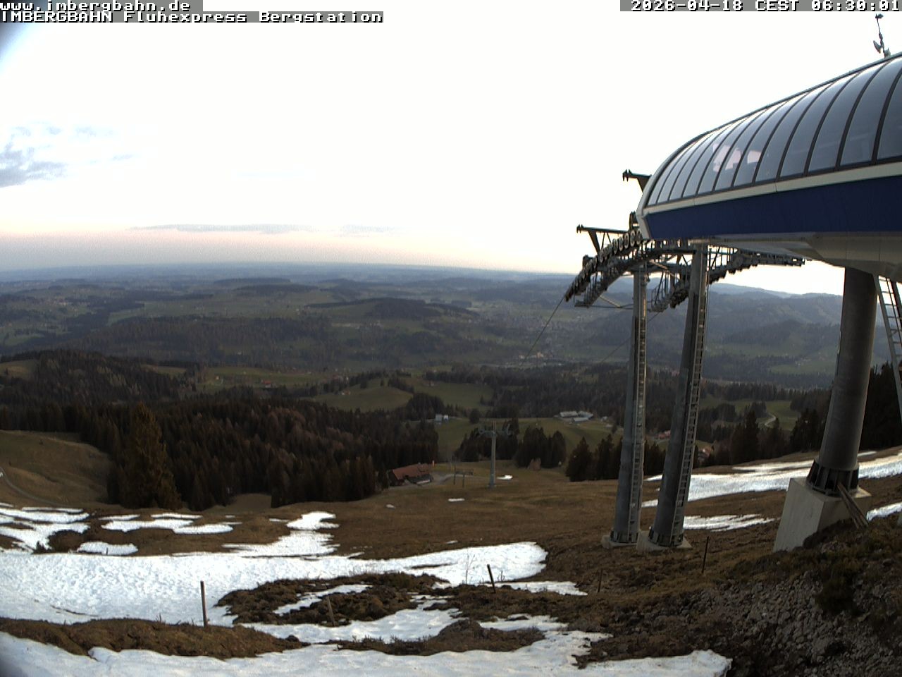 Archiv Foto Webcam Fluhexpress - Bergstation