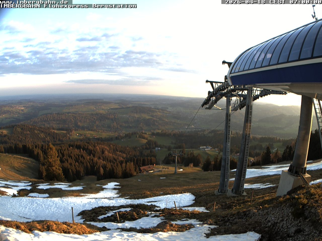 Archiv Foto Webcam Fluhexpress - Bergstation
