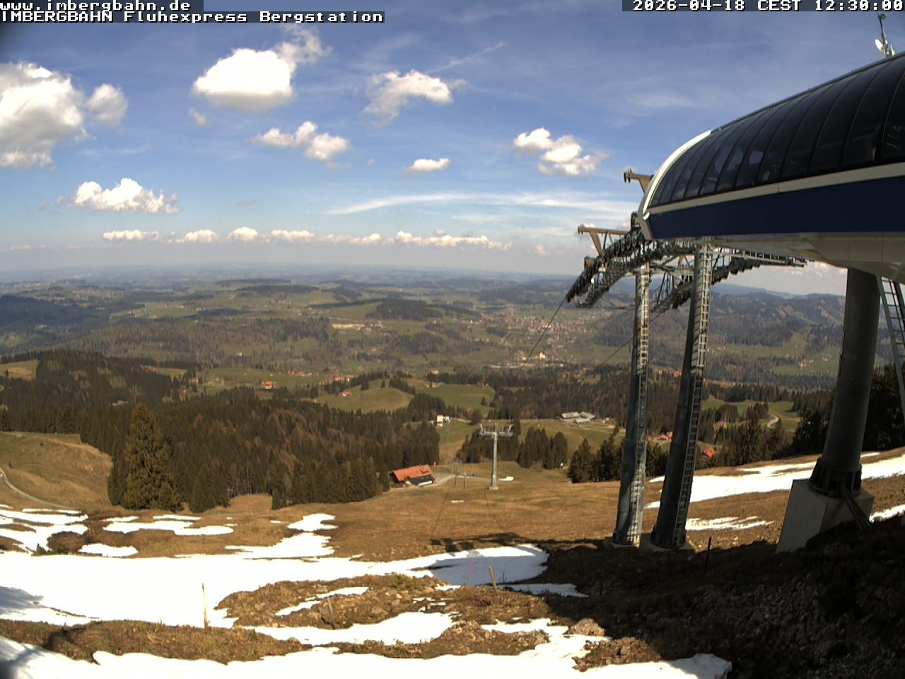 Archiv Foto Webcam Fluhexpress - Bergstation