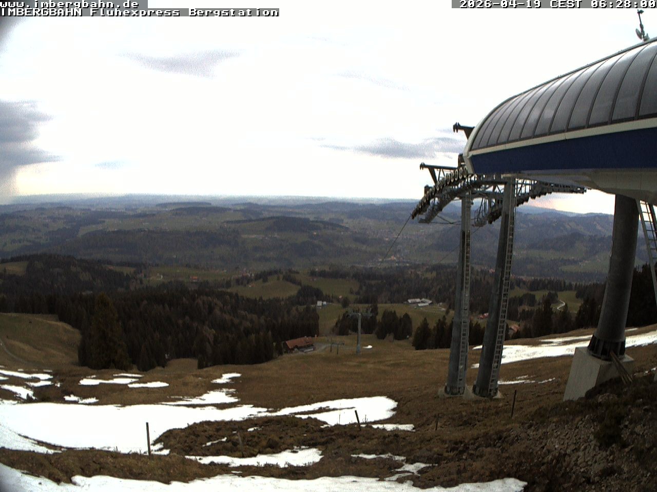 Archiv Foto Webcam Fluhexpress - Bergstation