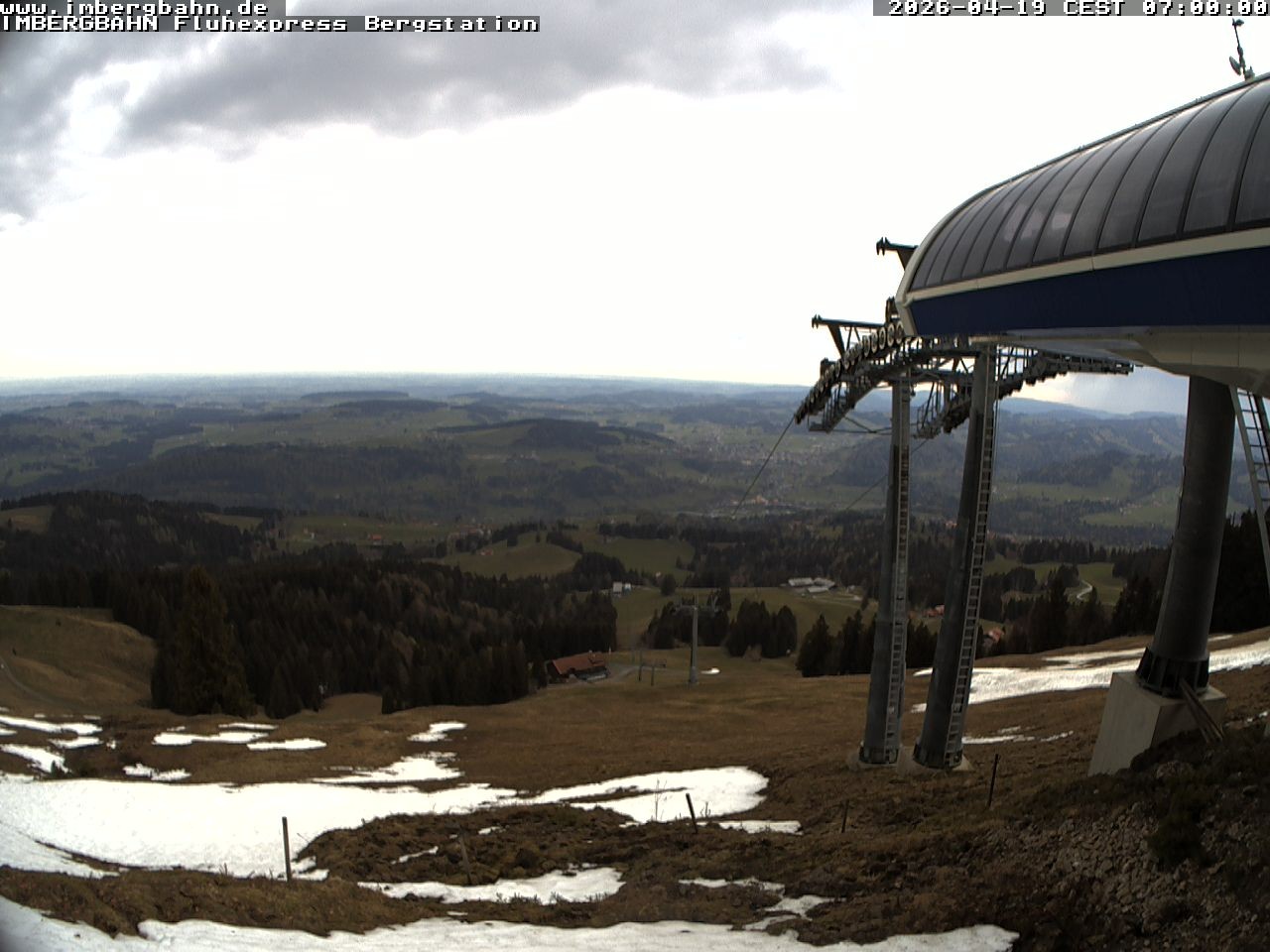 Archiv Foto Webcam Fluhexpress - Bergstation