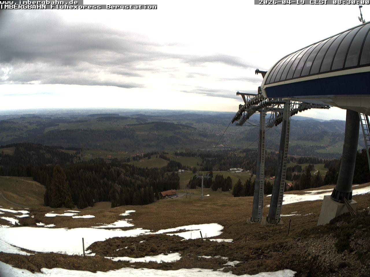 Archiv Foto Webcam Fluhexpress - Bergstation