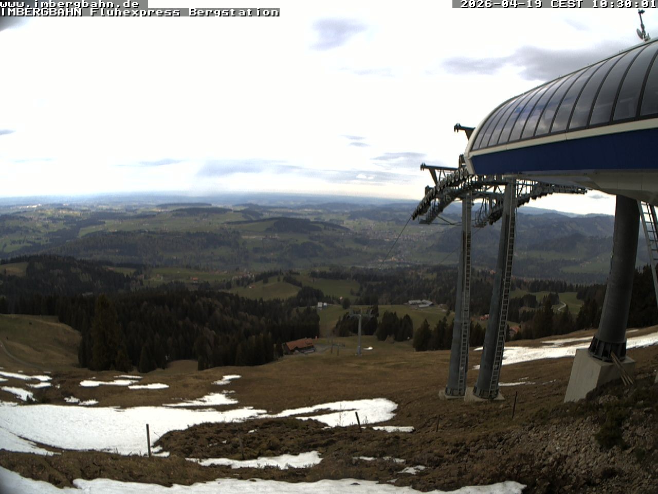 Archiv Foto Webcam Fluhexpress - Bergstation