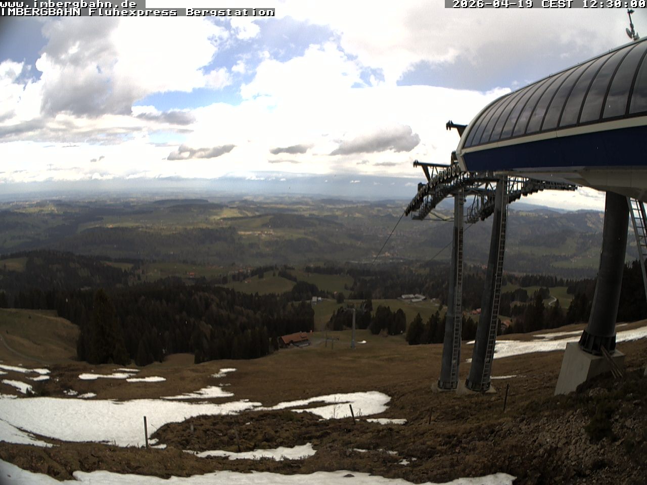 Archiv Foto Webcam Fluhexpress - Bergstation