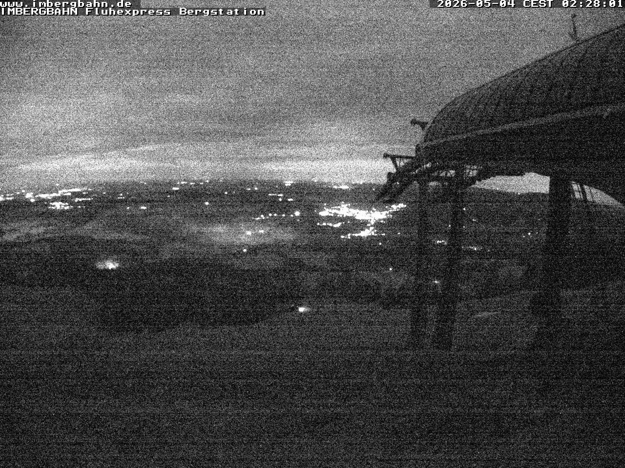 Archiv Foto Webcam Fluhexpress - Bergstation