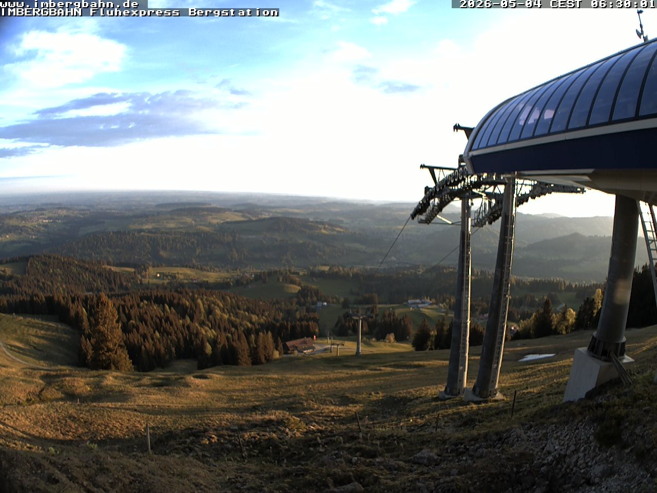 Archiv Foto Webcam Fluhexpress - Bergstation