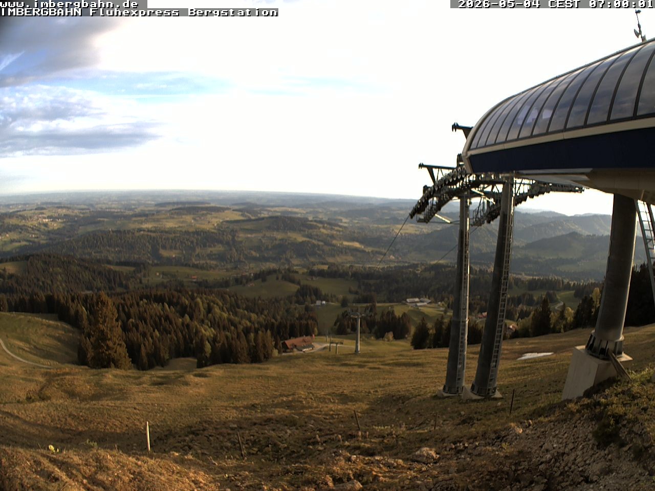 Archiv Foto Webcam Fluhexpress - Bergstation