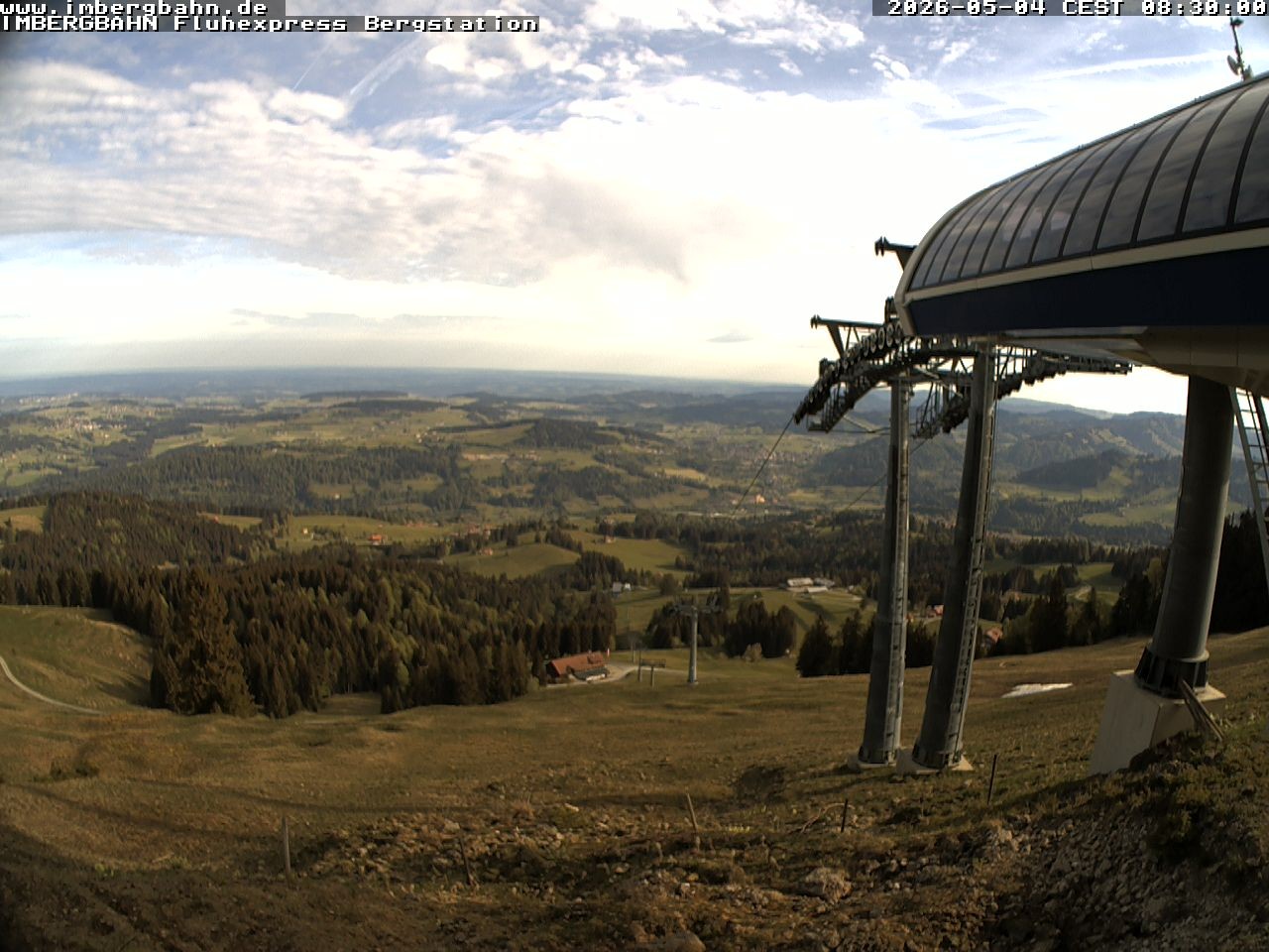 Archiv Foto Webcam Fluhexpress - Bergstation