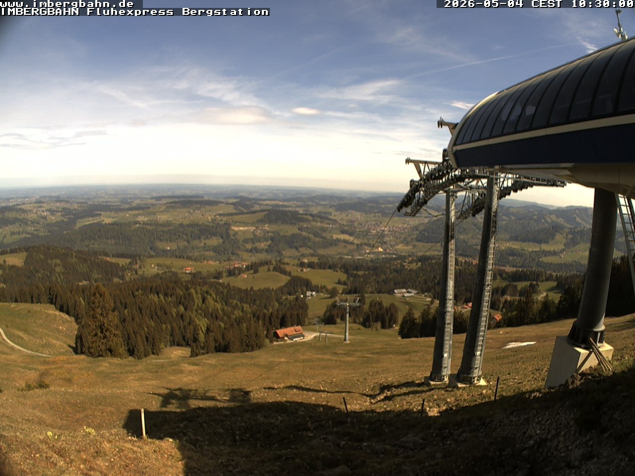 Archiv Foto Webcam Fluhexpress - Bergstation
