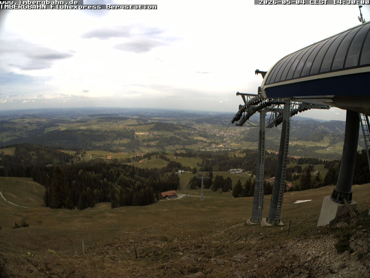 Archiv Foto Webcam Fluhexpress - Bergstation