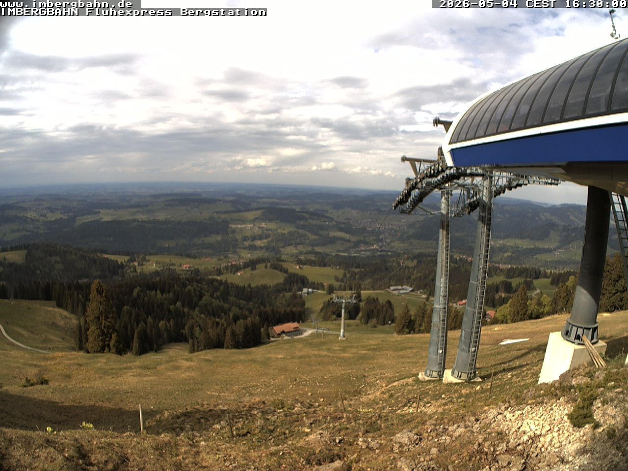 Archiv Foto Webcam Fluhexpress - Bergstation