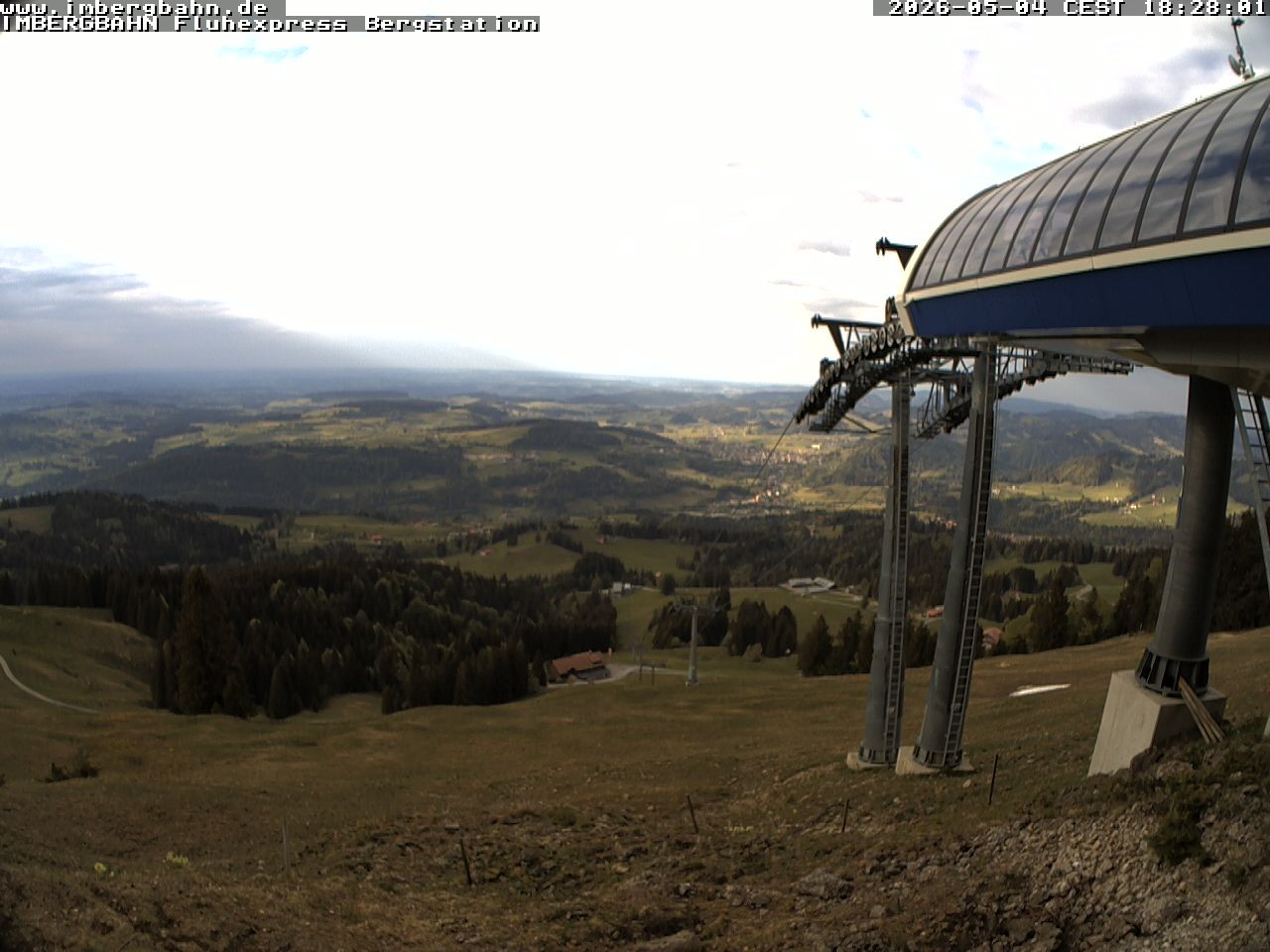 Archiv Foto Webcam Fluhexpress - Bergstation