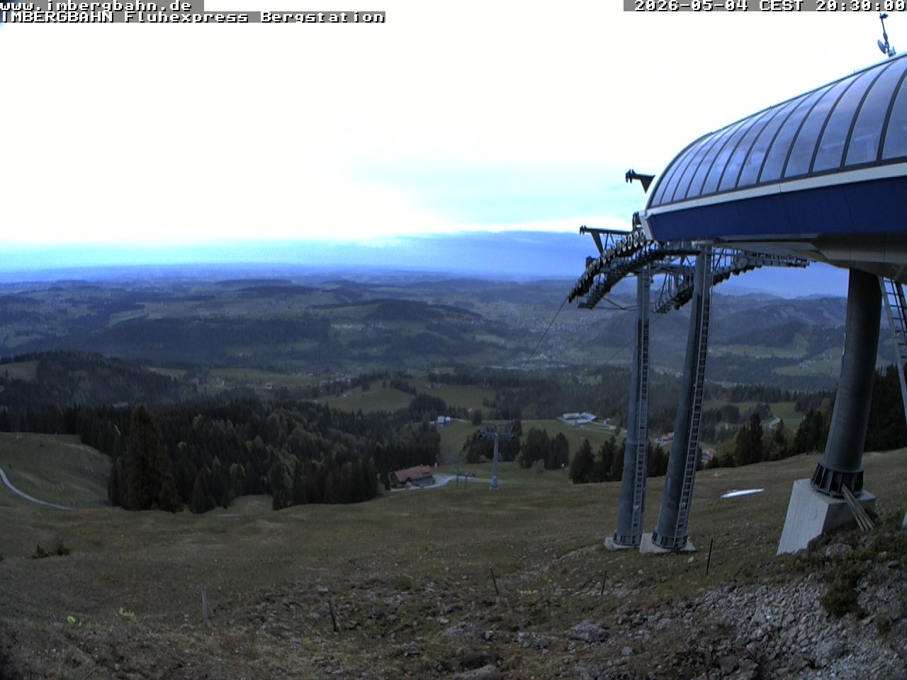 Archiv Foto Webcam Fluhexpress - Bergstation
