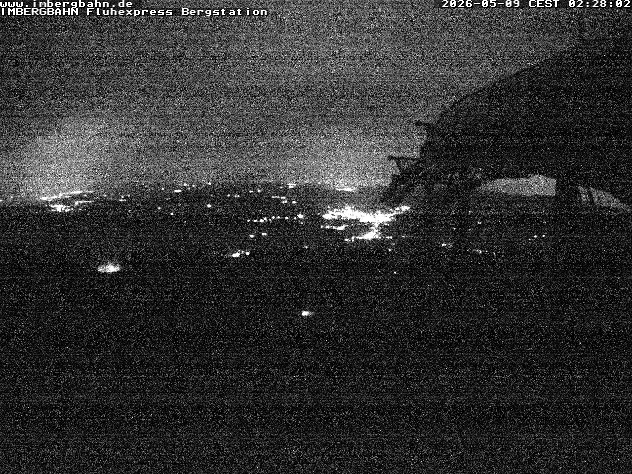 Archiv Foto Webcam Fluhexpress - Bergstation