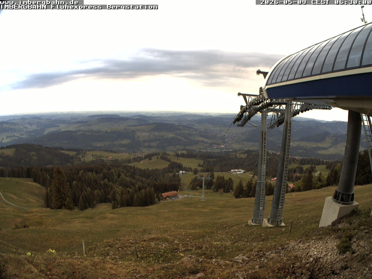 Archiv Foto Webcam Fluhexpress - Bergstation