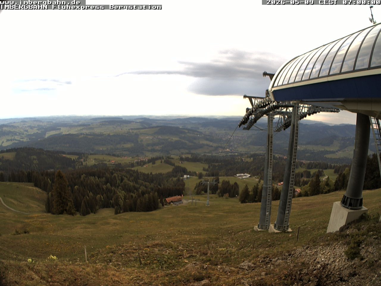 Archiv Foto Webcam Fluhexpress - Bergstation